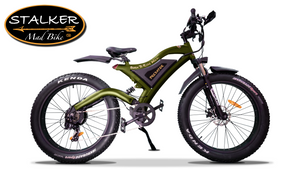 PREDATOR Mad Bike® - Fat Bike Électrique Off Road Haute Vitesse 750W 48V 11.6Ah 70km 90Nm - STALKER MAD BIKE