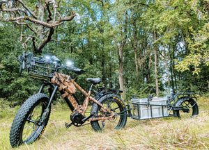 STALKER Mad Bike® BODEGA - Vélo Cargo Utilitaire Familial avec Moteur  Central avec Bac Bois