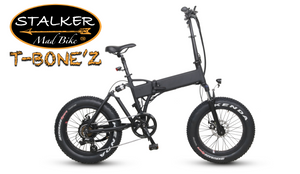 T-BONE'Z Mad Bike® - Fat Bike Électrique Pliant Compact - STALKER MAD BIKE