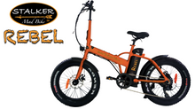 Load image into Gallery viewer, REBEL Mad Bike® - Fat Bike Électrique Pliant 500W Survival Orange - STALKER MAD BIKE
