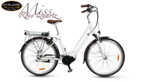 MISS ROSE QUARTZ Mad Bike® - Vélo Élégant Fat Bike Électrique - STALKER MAD BIKE