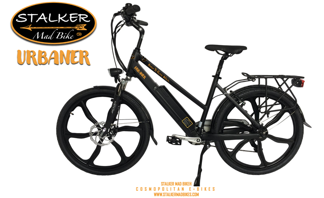 STALKER Mad Bike® URBANER - Vélo Électrique Vélotaf Urbain avec Cadre Bas - STALKER MAD BIKE