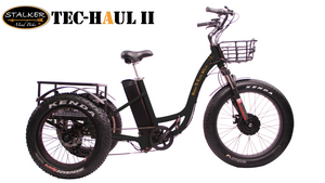 TEC-HAUL II Mad Bike® - Triporteur Électrique Fat Bike Anti-Pavés - STALKER MAD BIKE