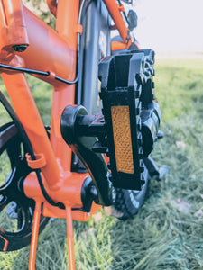 REBEL Mad Bike® - Fat Bike Électrique Pliant 500W Survival Orange - STALKER MAD BIKE
